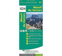 Ign 75 000 Touristische Wanderkarte 01 Massif Du Vercors