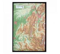 CARTE EN RELIEF DU MASSIF DU VERCORS: CARTE EN RELIEF DU MASSIF DU VERCORS