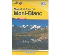 Massif et tour du Mont-Blanc : 1/50 000
