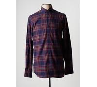 massimo dutti chemises homme de couleur bleu