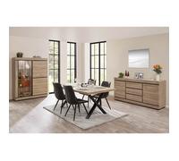 MASSIRE - Ensemble Séjour avec Table 170cm - Altobuy Marron