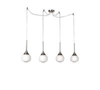 Massive 405031710 Lampe à suspension, E14, métal, blanc, 62 x 16 x 150 cm