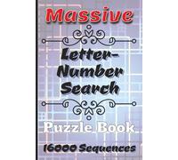 Massive Letter-Number Search Puzzle Book: A Jumbo Collection of 400 Letter-Number Search Puzzles | 16,000 Random Sequences for Hours of Brain-Teasing ... Adults and Teens | Compact 6 x 9 Format