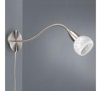 Massive Philips Émeraude Applique Acier Verre 52071/31/10 Prise Bouton On-Off