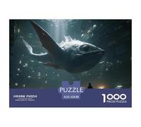 Massive Winged Creature Resembling Fish 1000 Pcs Carton Premium Coffret De Puzzles Ugly Fish Stimulant Et Éducatif Jeu Créatif Puzzles pour Adultes Et Enfants 52x38cm/1000pcs