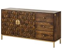MASSIVMOEBEL24.DE Buffet 145x40 Manguier huilé Brun Diamond #207