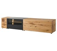 MASSIVMOEBEL24.DE Buffet Bas chêne Sauvage 250x52x52 Naturel huilé/Verni KITZBÜHEL #121