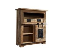 MASSIVMOEBEL24.DE Commode Manguier Natur laqué Railway #152 | 75x36x90 (BxTxH)32kgIndustrielmontémassif