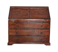 MASSIVMOEBEL24.DE Secrétaire 107x50 Acacia laqué Nougat Oxford #515