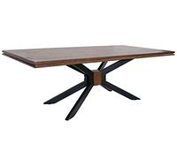 MASSIVMOEBEL24.DE Table à Manger 180x107 Manguier laqué Brun STILMÖBEL #123