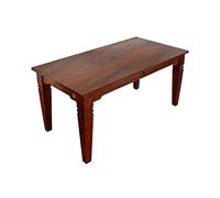 MASSIVMOEBEL24.DE Table à Manger 200x100cm - Bois Massif d'acacia laqué (Nougat) - Oxford #605