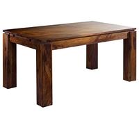 MASSIVMOEBEL24.DE Table à Manger Sheesham Brun laqué Metro Life #157 | 220x90x76 cm (BxTxH)70kgModernedémontémassif