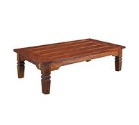 MASSIVMOEBEL24.DE Table Basse 110x60cm - Bois Massif d'acacia laqué (Nougat) - Oxford #428