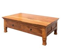 MASSIVMOEBEL24.DE Table Basse 120x75 Acacia laqué Miel Oxford #0445