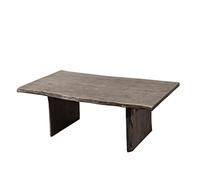 MASSIVMOEBEL24.DE Table Basse - Bois Massif d'acacia laqué (Gris) - Pure Acacia #425