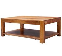 MASSIVMOEBEL24.DE Table Basse - Bois Massif d'acacia laqué (Miel) - Oxford #0318