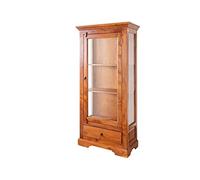 MASSIVMOEBEL24.DE Vitrine 72x40 Acacia laqué Miel Oxford #0527
