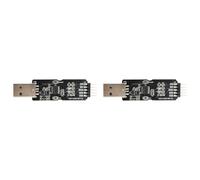 Masslla 2 x WCH gauche CH32V003 EVT MCU Débogueur de téléchargement RISC-V Architecture MCU/SWD Interface ARM Puce 1 port série vers canal USB