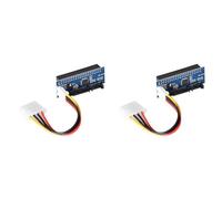 Masslla Lot de 2 adaptateurs HDD 3.5 IDE vers adaptateur de disque dur PATA IDE 39/40 broches vers connecteur disque dur 22 broches avec câble de données