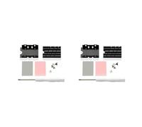 Masslla Lot de 2 dissipateurs thermiques SSD M.2 2242 SSD NVME2242 Solid State Drive SSD dissipateur thermique