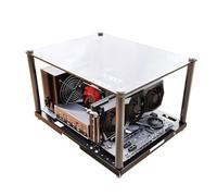 Masslla PC Test Open Chassis Rack Bench Open Frame DIY Gaming Computer Open Case Prend en charge les cartes mères ATX MATX