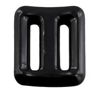 Masslla Poids de plongée pour équipement de plongée, ceinture lestée, plomb enduit, poids de plongée, poids de plongée, poids de ceinture de plongée 1500 g, noir