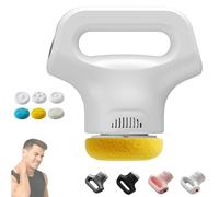 Massology Pro Massage, 2025 New Deep Tissue Percussion Massager, with 3 Massage Heads & 12 Adjustable Gears, Portable Home/Exercise Tool (White)