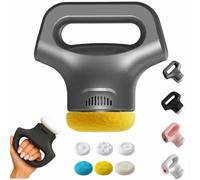 Massology Pro - Massology Pro Massage Gun, 2025 New Deep Tissue Percussion Massager with 3 Massages Heads & 12 Adjustable Gears, Portable Home Massages Tool (silvery)