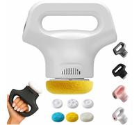Massology Pro - Massology Pro Massage Gun, 2025 New Deep Tissue Percussion Massager with 3 Massages Heads & 12 Adjustable Gears, Portable Home Massages Tool (White)