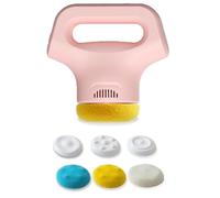 Massology Pro - Massology Pro Massage Gun Deep Tissue 3 Heads for Different Body Parts Rotating Vibration, 12 Adjustable Settings, 30-Minute Power-Off (pink)