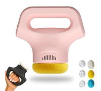 Massology Pro - Massology Pro Massage Gun, Deep Tissue Percussion Massager with 3 Massages Heads & 12 Adjustable Gear, for Back, Shoulders, Legs & Full-Body Relief (Pink)