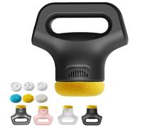 Massology Pro - Massology Pro Massage Gun, Just 15 Minutes, 12-Level Adjustable Portable Home Massage Tool With 3 Heads For Back, 3 Heads, For Back, Neck, Body (Black)