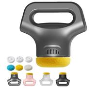Massology Pro - Massology Pro Massage Gun, Just 15 Minutes, 12-Level Adjustable Portable Home Massage Tool With 3 Heads For Back, 3 Heads, For Back, Neck, Body (Gray)