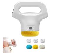 Massology Pro - Massology Pro Massage Gun, With 3 Massages Heads & 12 Adjustable Gears,Portable Home Massages Tool,Your Neck,Back,HIPS (White)
