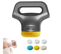 Massology Pro - Massology Pro Massage Gun, With 3 Massages Heads & 12 Adjustable Gears,Portable Home Massages Tool,Your Neck,Back,HIPS (Gray)
