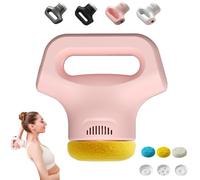 Massology Pro - Massology Pro Massage, with 3 Massages Heads & 12 Adjustable Gears, Mini Massage Gun with 12 Gears for Back, Shoulders, Legs & Full-Body Relief (PINK)