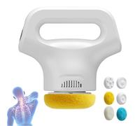 Massology Pro,Massology Pro - Massology Pro Massage Gun,Body Sculpting Machine,with 3 Massage Heads 12 Adjustable Gears,for Neck Back Hips All Over Relieve (White)