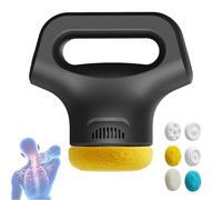 Massology Pro,Massology Pro - Massology Pro Massage Gun,Body Sculpting Machine,with 3 Massage Heads 12 Adjustable Gears,for Neck Back Hips All Over Relieve (Black)