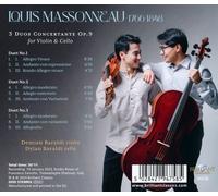 MASSONNEAU:3 DUOS CONCERTANTE OP.9 - BARALD,DYLAN/BARALDI,DEMIAN CD NEUF