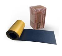 MastaPlasta Auto-Adhésif de Réparation de Cuir Original - Bleu Marine 150cm x 10cm (60in x 4in). Rapide et Facile de qualité sellerie. Réparer canapé, siège de voiture, chaise. Bricolage, artisanat