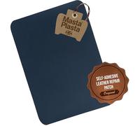 MastaPlasta Patch Autocollant pour la Réparation des Cuirs - Bleu Marine - XL 28 x 20 cm. Premiers secours pour canapés, sièges de voiture. Répare les trous