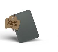 MastaPlasta Patch Autocollant pour la Réparation des Cuirs - Gris - XL 28 x 20 cm. Premiers Secours pour canapés, sièges de Voiture. Répare Les Trous