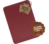 MastaPlasta Patch Autocollant pour la Réparation des Cuirs- Rouge - XL 28 x 20 cm. Premiers Secours pour canapés, sièges de Voiture. Répare Les Trous