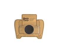 MastaPlasta Patch autocollant de réparation en cuir de qualité supérieure - Cercle marron foncé - 5 x 5 cm - Votre kit de réparation instantanée en cuir pour canapés, sièges de voiture, sacs à main
