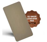 MastaPlasta Patch Autocollant pour la Réparation des Cuirs PREMIUM. Beige 20cm x 10cm. Premiers secours pour canapés, sièges de voiture, sacs à main, vestes
