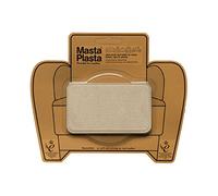 MastaPlasta Patch Autocollant pour Réparation Cuir Vinyle Medium Daim 10,2 x 2,4 Pouces Multicolore beige
