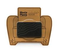 MastaPlasta - Patch de réparation en daim - Autocollant - Drapeau - Noir - 4 x 2,4 cm - Premiers secours pour canapés, sièges auto et plus