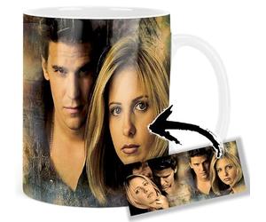 MasTazas Angel & Buffy David Boreanaz Sarah Michelle Gellar B Tasse Ceramique Mug