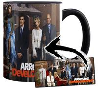 MasTazas Arrested Development Jason Bateman Tasse Ceramique Intérieure et Poignée Noire Mug