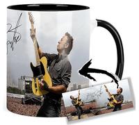 MasTazas Bruce Springsteen B Tasse Ceramique Intérieure et Poignée Noire Mug